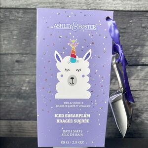 New!! Ashley & Foster Bath Salts 80 G with Scoop